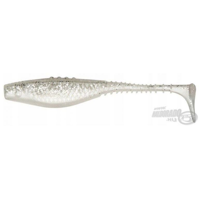 DRAGON Belly Fish Pro 10 cm - Pearl / Clear Silver Glitter