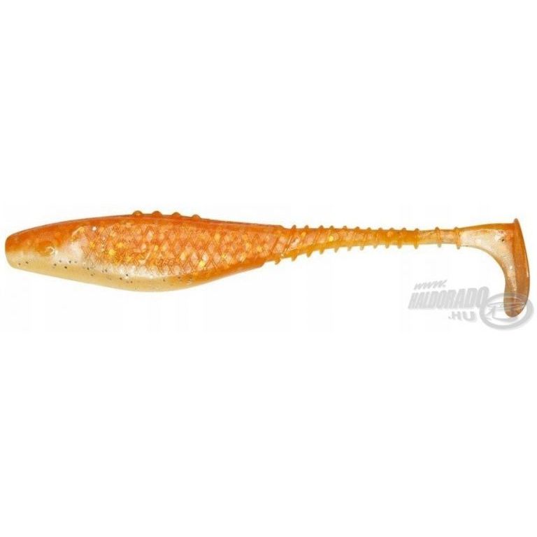 DRAGON Belly Fish Pro 7,5 cm - Pearl / Clear Orange Glitter