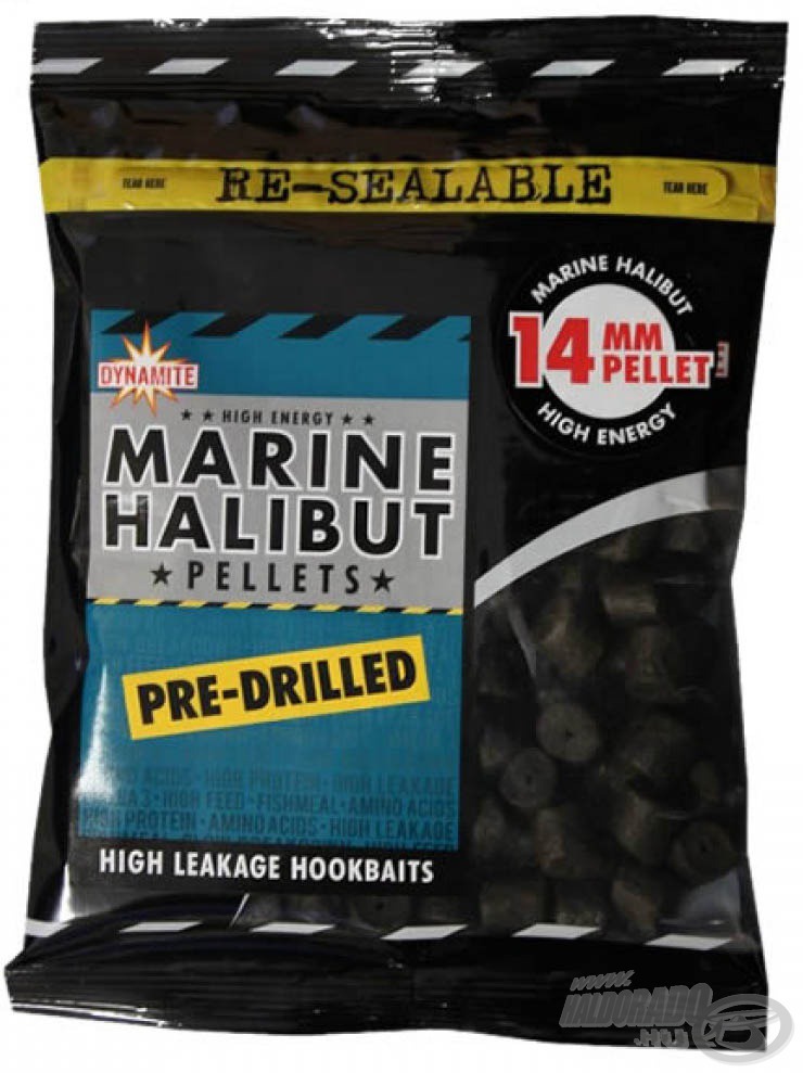 Appâts Dynamite Baits Granulés Flétan Marin 14 Mm – Lot De 350 G, Pré-percés, Pour Pêche