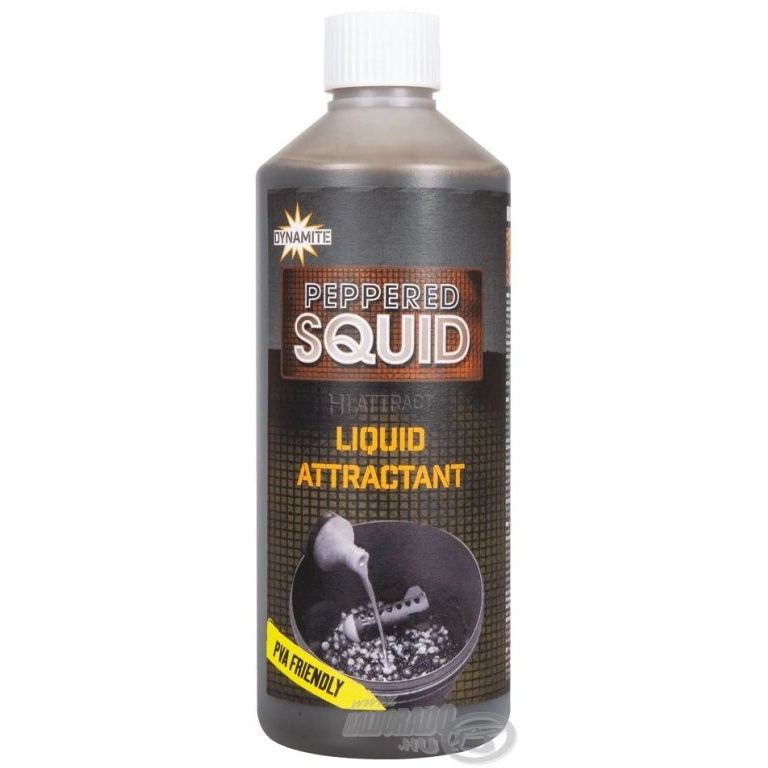 Dynamite Baits Peppered Squid Liquid 500 ml
