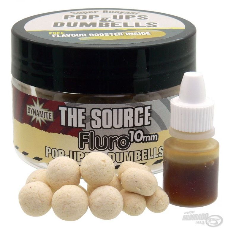 Dynamite Baits The Source Fluro Pop Ups & Dumbells 10 mm