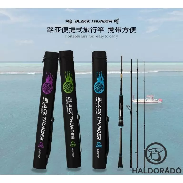 ECOODA Black Thunder Lure Jade 210MS Spinning utazó, általános pergetőbot / 2