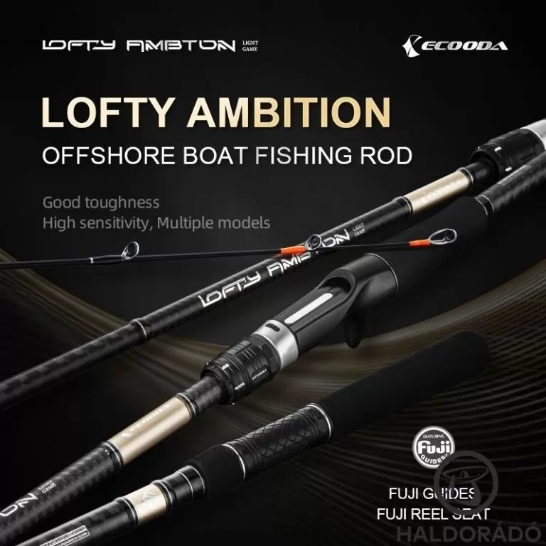 ECOODA Lofty Ambition Light Game 215H Casting JIG-es, süllős horgászbot / 1