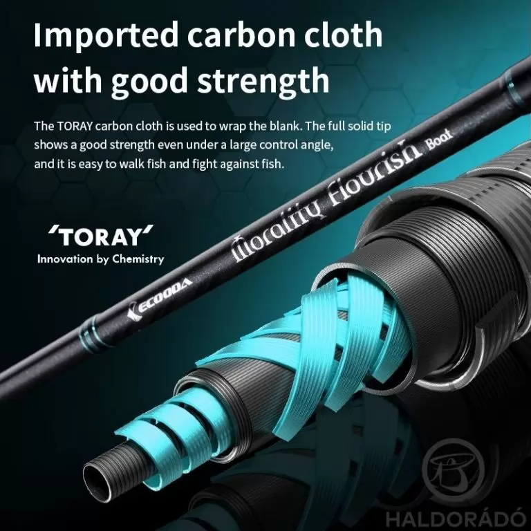 ECOODA Morality Flourish Boat 213MH Casting harcsás, vertical jigging horgászbot / 2