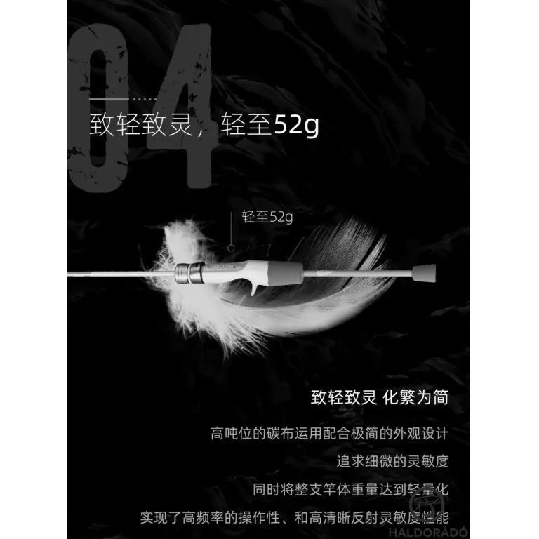 ECOODA Protolure Light Flame 172UL Casting sügeres, kősüllős pergetőbot / 5