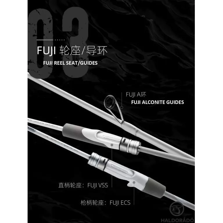 ECOODA Protolure Light Plume Solid 218L Spinning sügéres, kősüllős horgászbot / 4