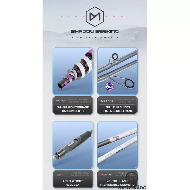 ECOODA Shadow Seeking 240MH Spinning JIG-es süllős horgászbot / 2