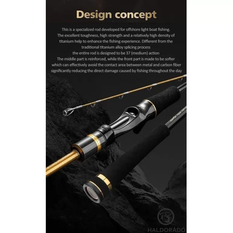 ECOODA Star Flame Light Boat 185M Casting horgászbot / 2