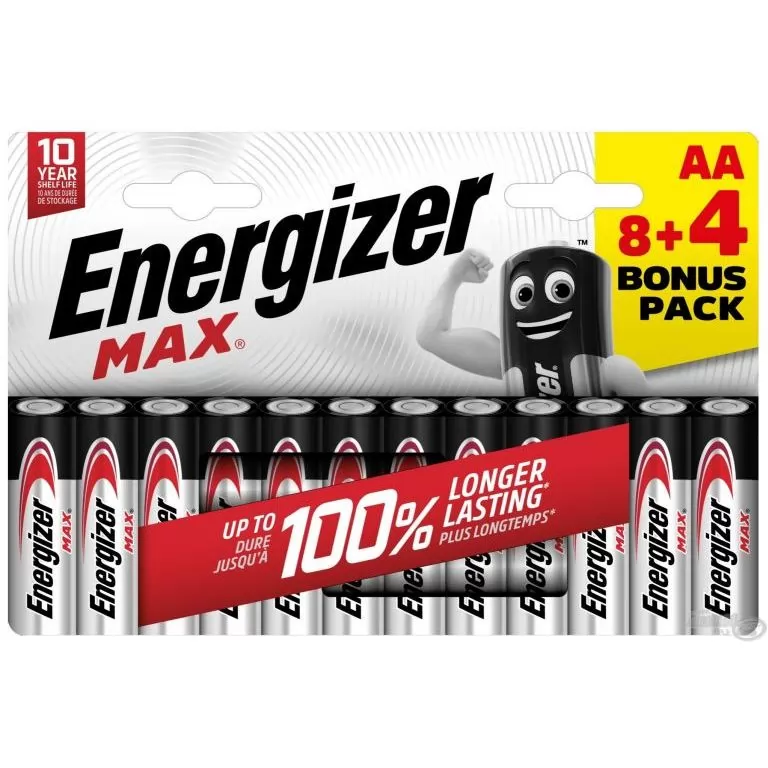 ENERGIZER MAX AA - 12 db / 1