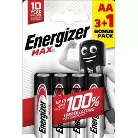 ENERGIZER MAX AA - 4 db