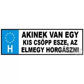 ENERGOTEAM Rendszám - Akinek van egy kis csöpp esze