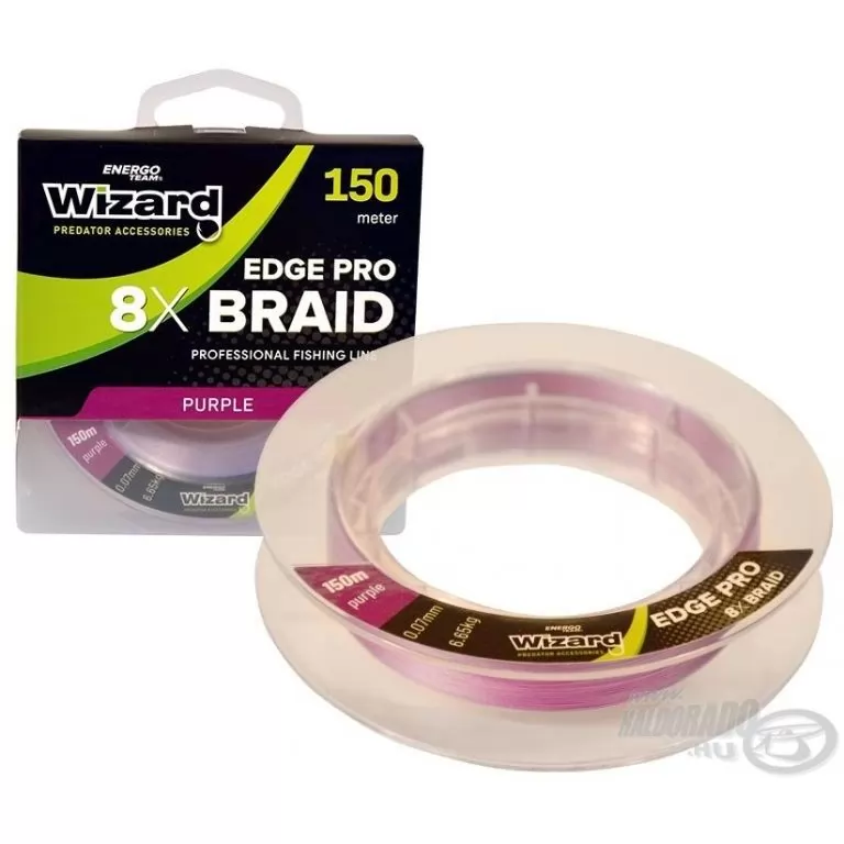 ENERGOTEAM Wizard Edge PRO 8X Braid Violet 150 m - 0,07 mm / 1