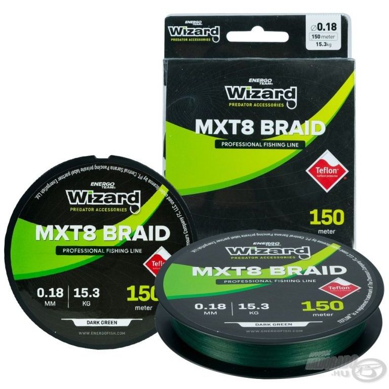 ENERGOTEAM Wizard MXT8 Braid 150 m - 0,08 mm
