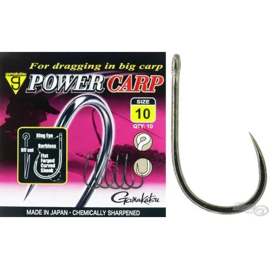 GAMAKATSU Power Carp Barbless - 12