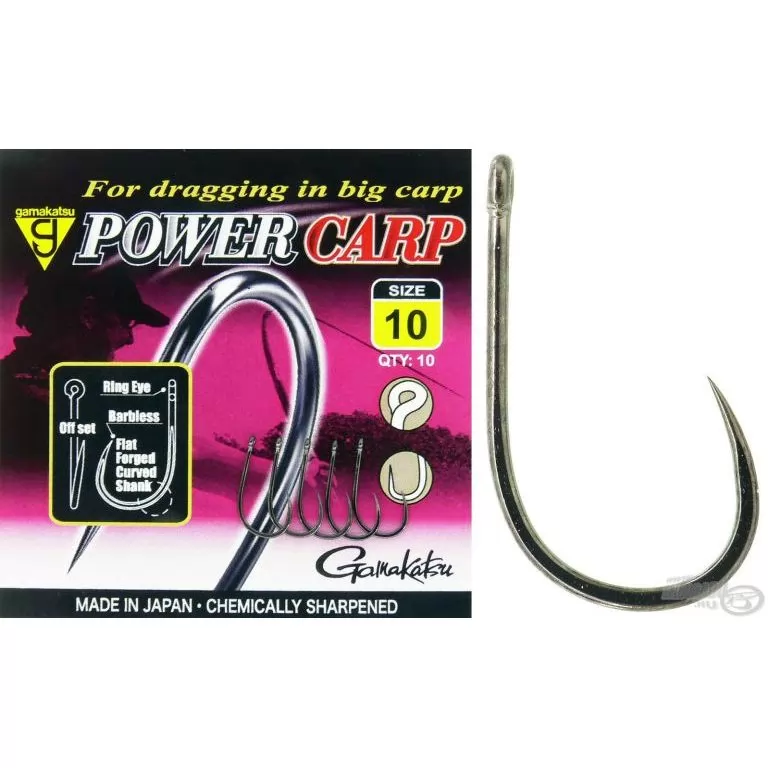 GAMAKATSU Power Carp Barbless - 16 / 1