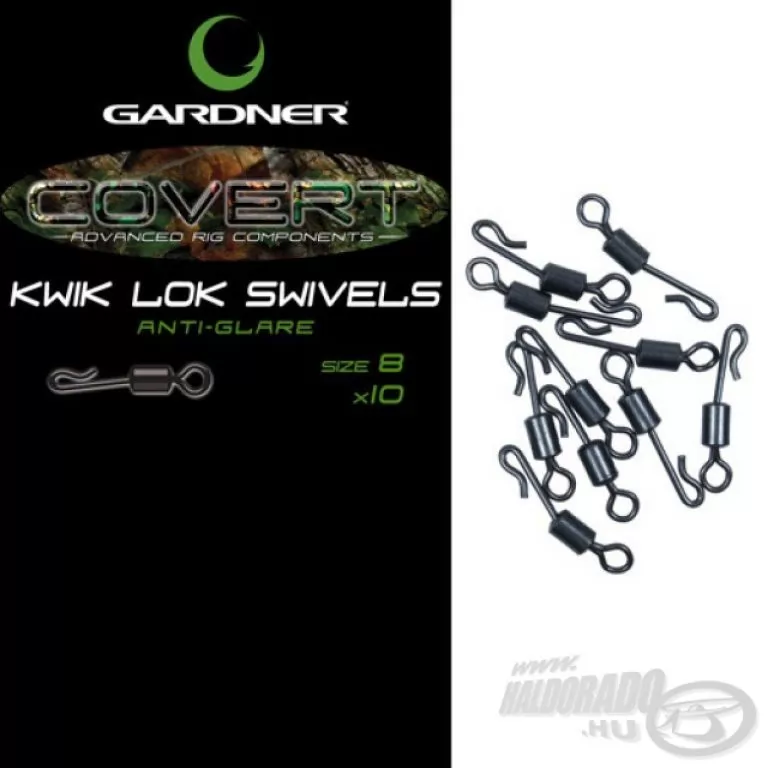 GARDNER Covert Kwik Lok Swivels 8 / 1