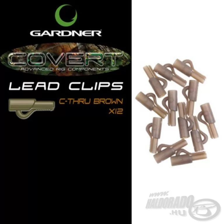 GARDNER Covert Lead Clips Brown / 1