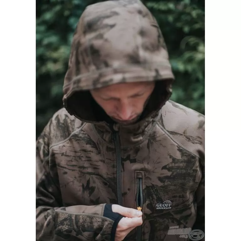 Geoff Anderson Hoody3 kapucnis dzseki BlackLeaf XXL