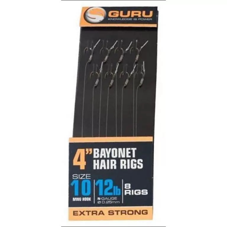 GURU QM1 Bayonet előkötött horog tüskével - 12 / 1