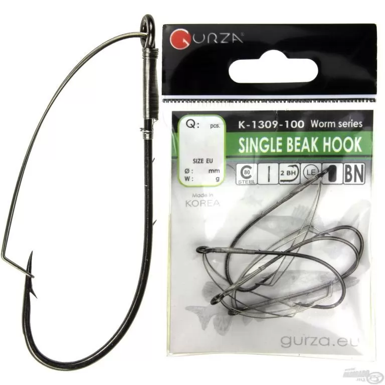 GURZA Single Beak Hook - 1/0 / 1