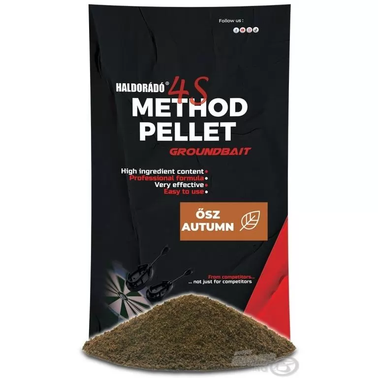 HALDORÁDÓ 4S Method Pellet Groundbait - Ősz / 1