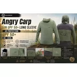 HALDORÁDÓ Angry Carp SUN UPF 50+ Long Sleeve XS termék kép