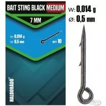 HALDORÁDÓ Bait Sting Black Medium 7 mm - Közepes vastagságú csalitüske