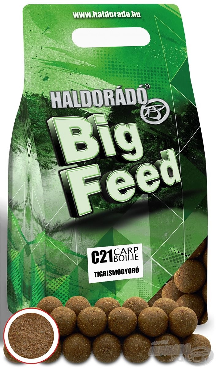 Big Feed - C21 Boilie - Tigrismogyoró 2,5 kg