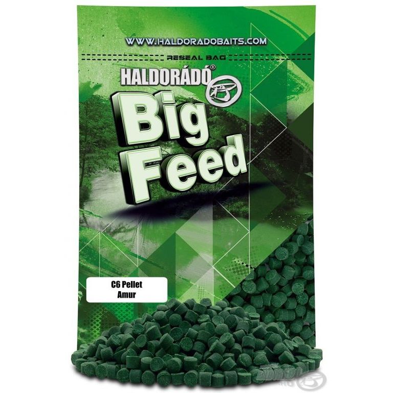 HALDORÁDÓ Big Feed - C6 Pellet - Amur 700 g