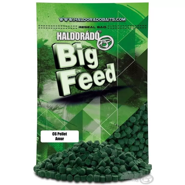 HALDORÁDÓ Big Feed - C6 Pellet - Amur 700 g / 1