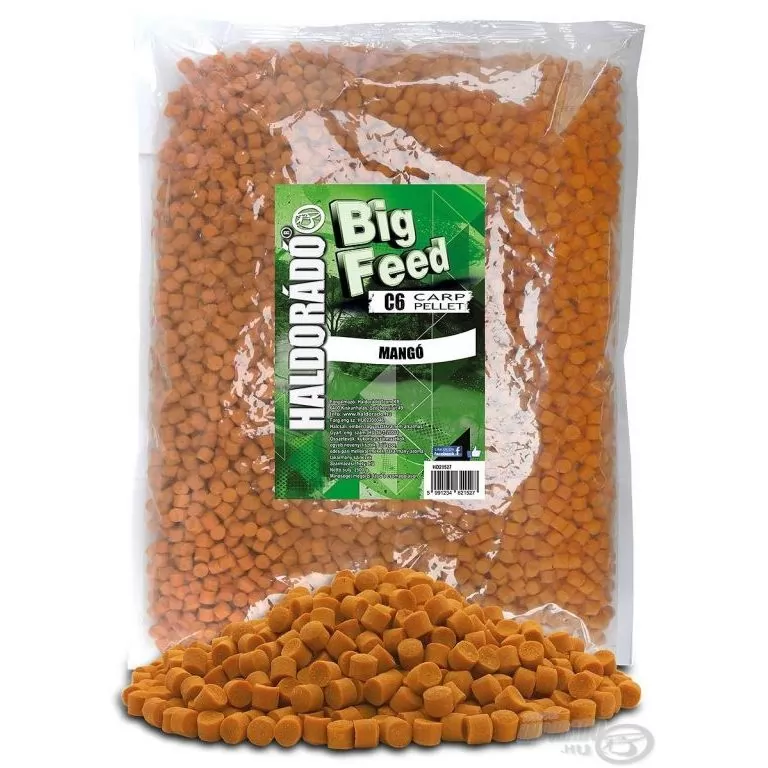 HALDORÁDÓ Big Feed - C6 Pellet - Mangó 2 kg / 1