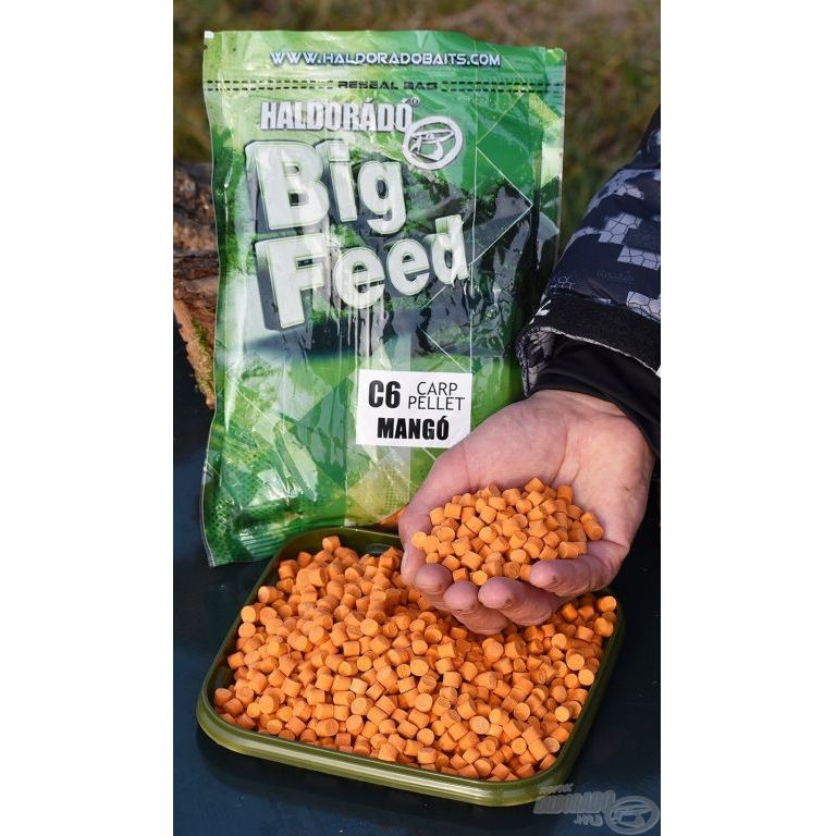 HALDORÁDÓ Big Feed - C6 Pellet - Mangó 2 kg
