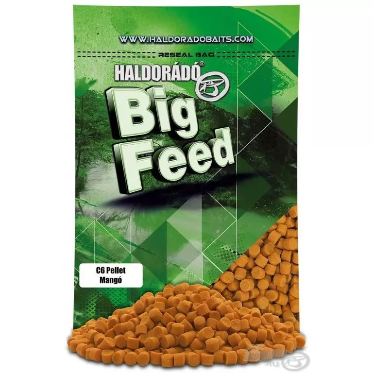 HALDORÁDÓ Big Feed - C6 Pellet - Mangó 700 g / 1