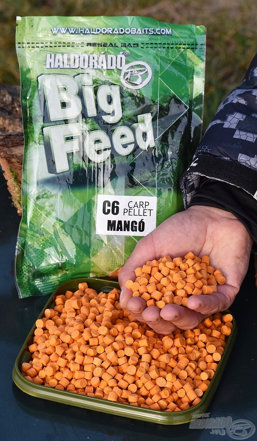 Big Feed - C6 Pellet - Mangó 800 g