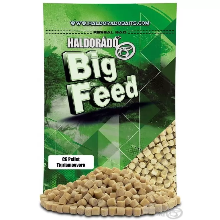 HALDORÁDÓ Big Feed - C6 Pellet - Tigrismogyoró 700 g / 1