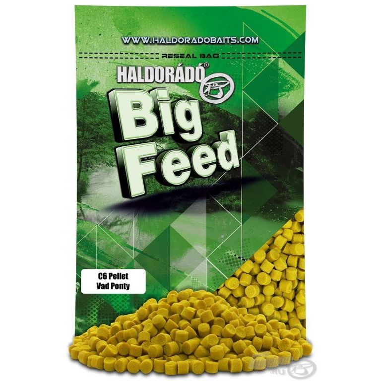 HALDORÁDÓ Big Feed - C6 Pellet - Vad Ponty 800 g