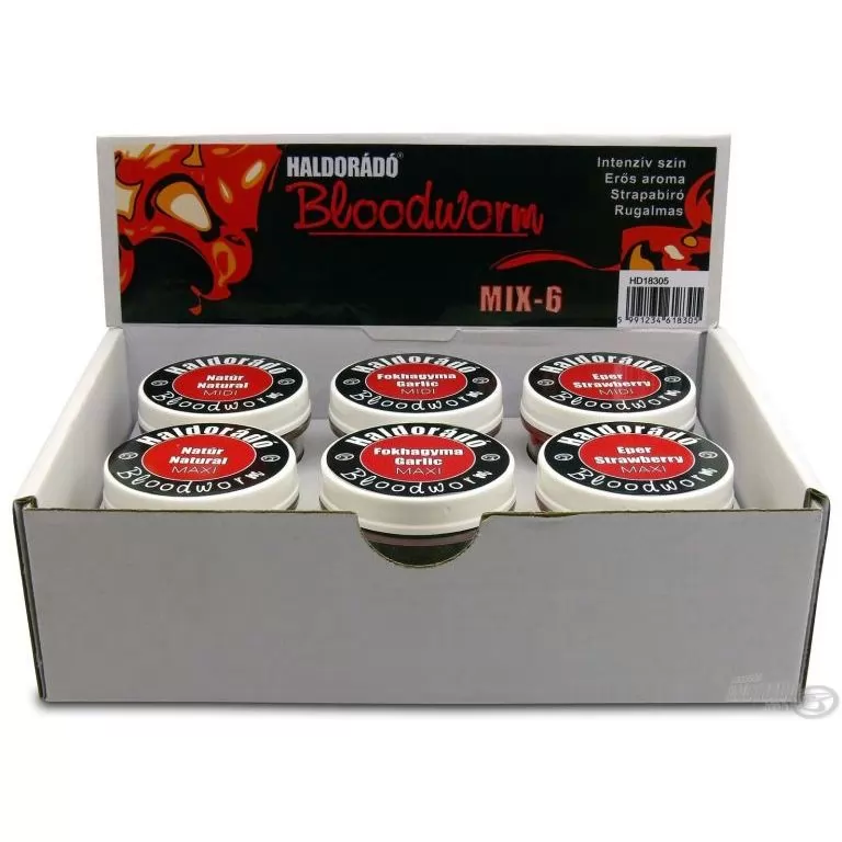 HALDORÁDÓ Bloodworm MIX-6 / 6 változat egy dobozban / 1