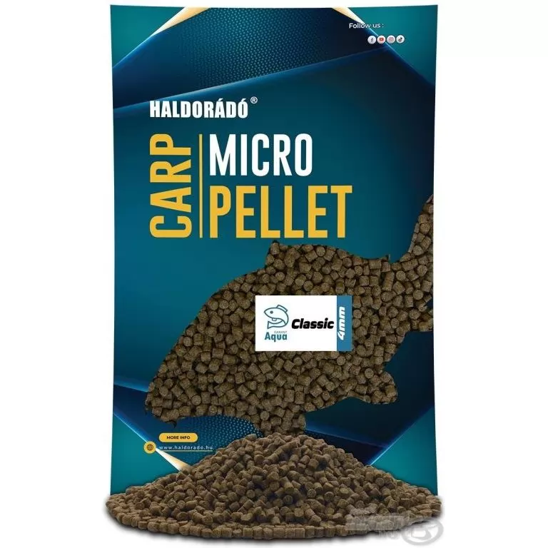 HALDORÁDÓ Carp Micro Pellet - Aqua Garant Classic Pellet 4 mm / 1