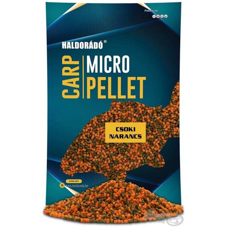 HALDORÁDÓ Carp Micro Pellet - Csoki Narancs