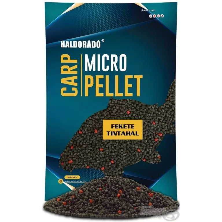 HALDORÁDÓ Carp Micro Pellet - Fekete Tintahal / 1