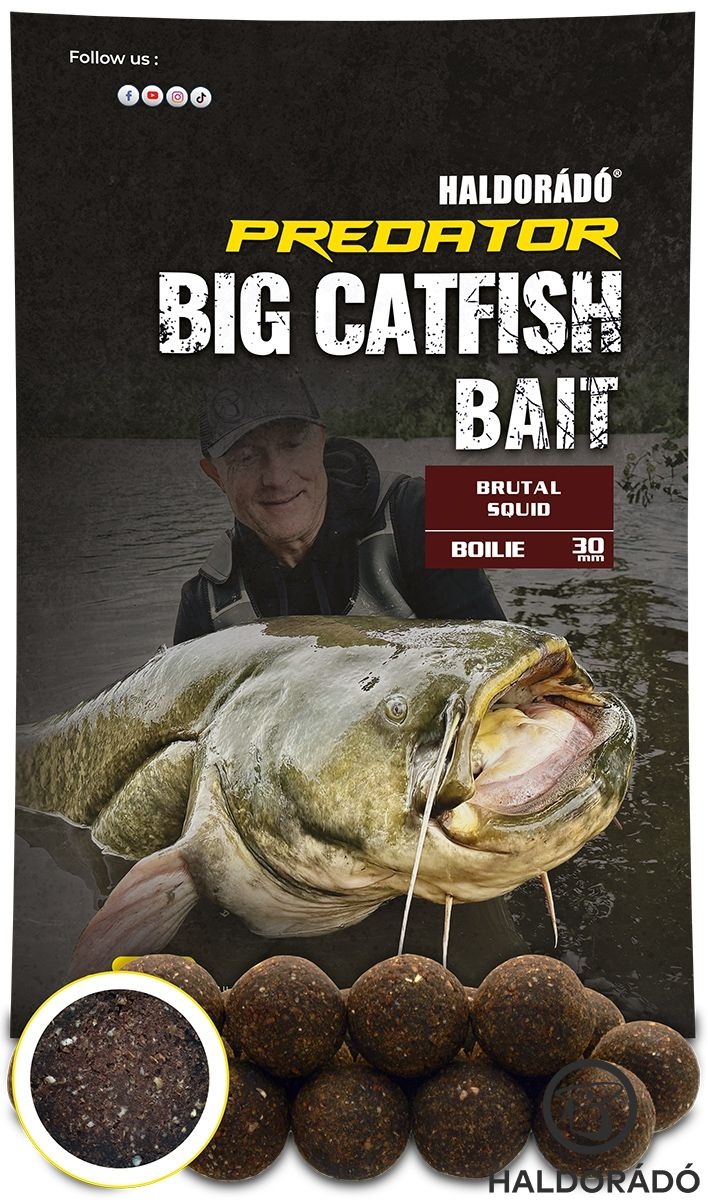 HALDORÁDÓ Catfish Bait Boilie 30+ - Brutal Squid | Haldorádó Webáruház