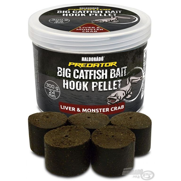 HALDORÁDÓ Catfish Bait Hook Pellet 24 mm - Liver & Monster Crab