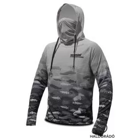 HALDORÁDÓ Catfish Black UPF 50+ Long Sleeve M