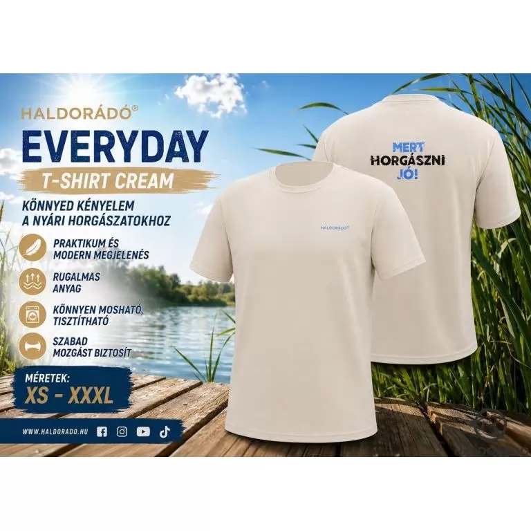 HALDORÁDÓ Everyday T-Shirt Cream XXL / 1