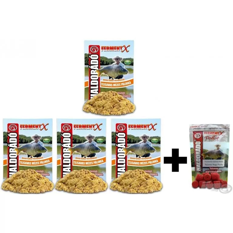 HALDORÁDÓ FermentX - Tejsavas Mézes Pálinka + Ajándék csali / 2