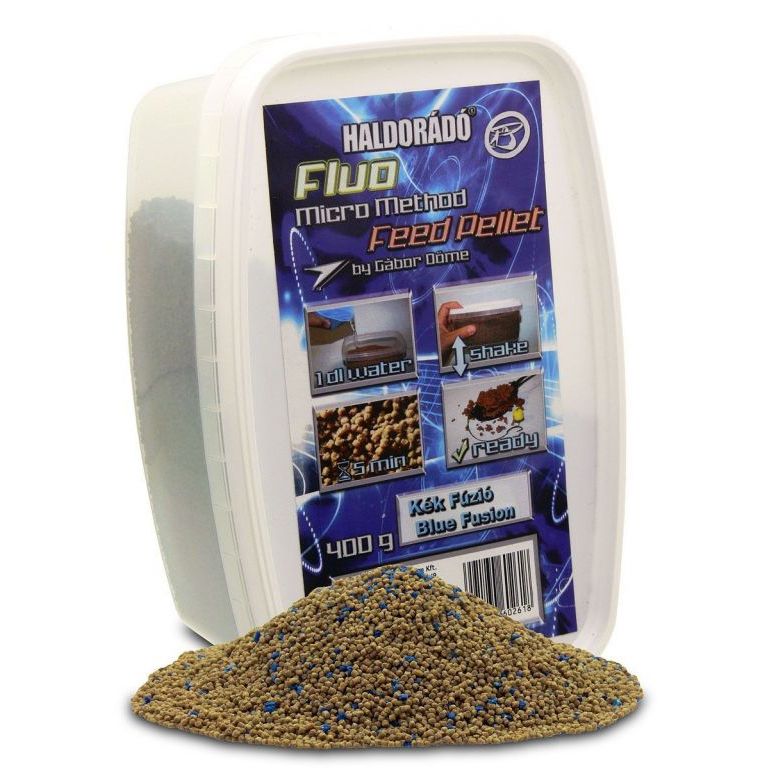 HALDORÁDÓ Fluo Micro Method Feed Pellet - Kék Fúzió