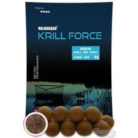 HALDORÁDÓ Krill Force Boilie Long Life 24 mm - Krill Hot Spicy