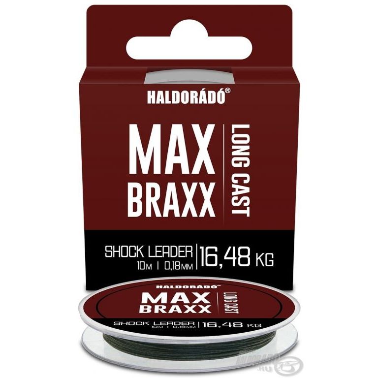 HALDORÁDÓ MAX Braxx - Long Cast Shock Leader 0,18 mm