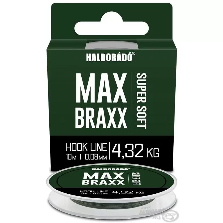 HALDORÁDÓ MAX Braxx - Super Soft Hook Line 0,08 mm / 1