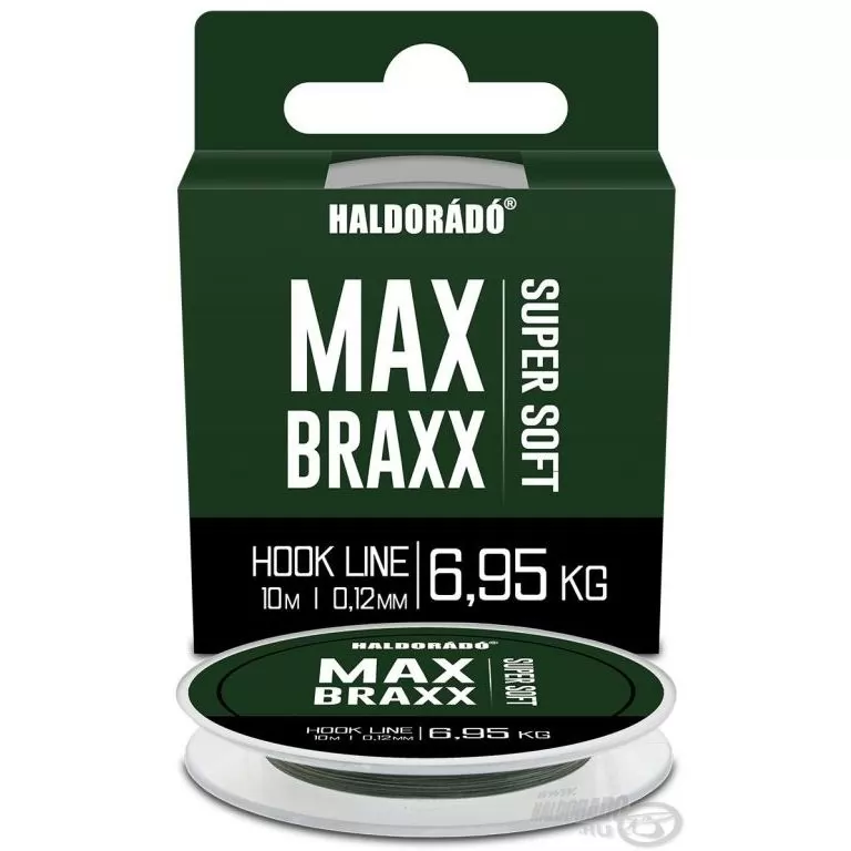 HALDORÁDÓ MAX Braxx - Super Soft Hook Line 0,12 mm / 1